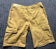 NWT Red Kap Shorts Men  s Size 32x12 PT66KHO Work Uniform Khaki Cargo