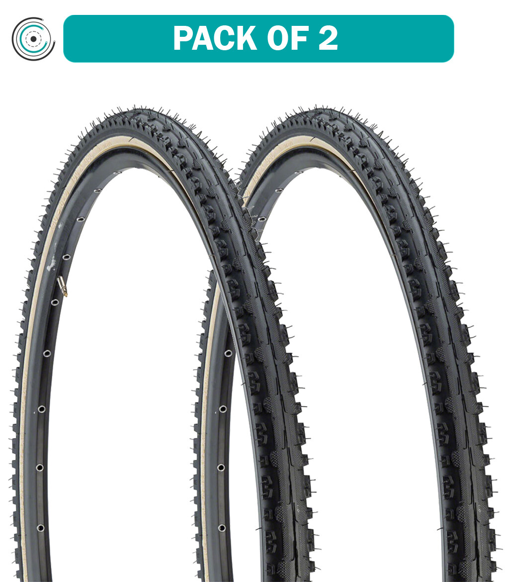 Комплект из 2 шин Kenda Kross Plus 700 x 38 с решающим тросом черного/коричневого цвета 30tpi