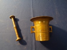 Alter Mörser mit Stößes um 1890 Messing