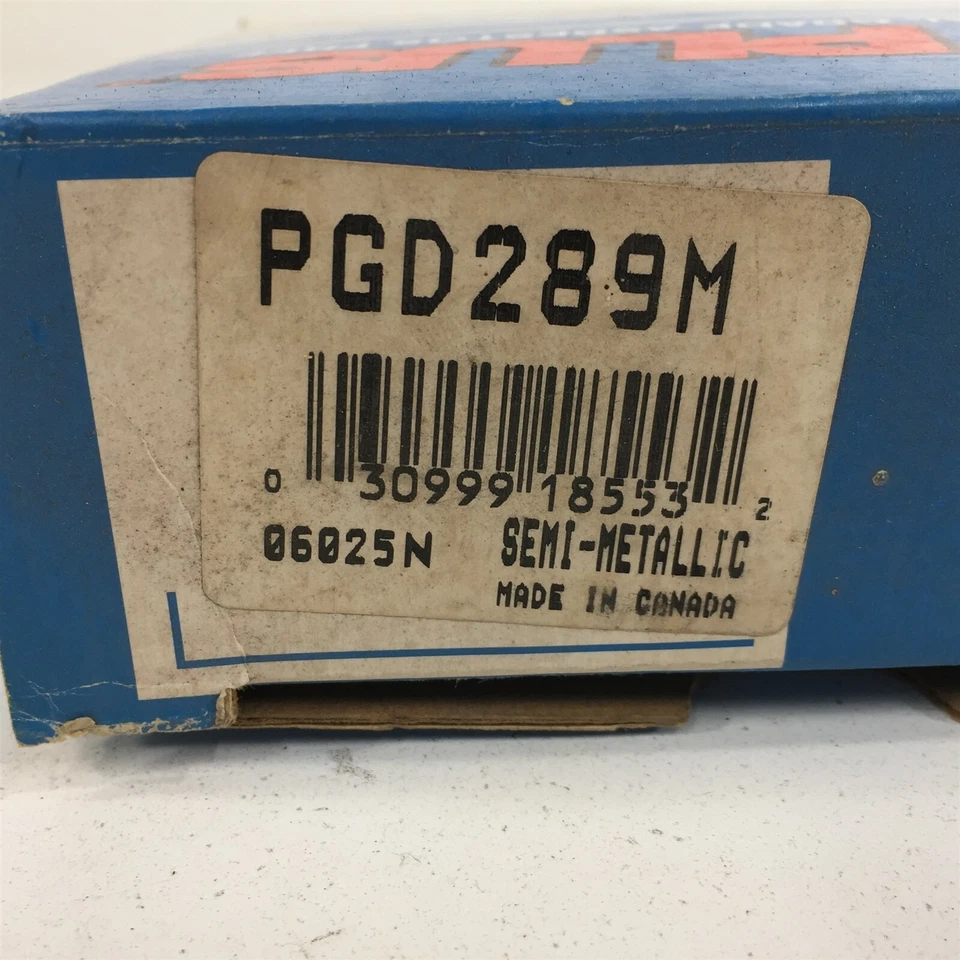 Raybestos PG Plus PGD289M 半金属刹车片 — 第 2/4 张图片