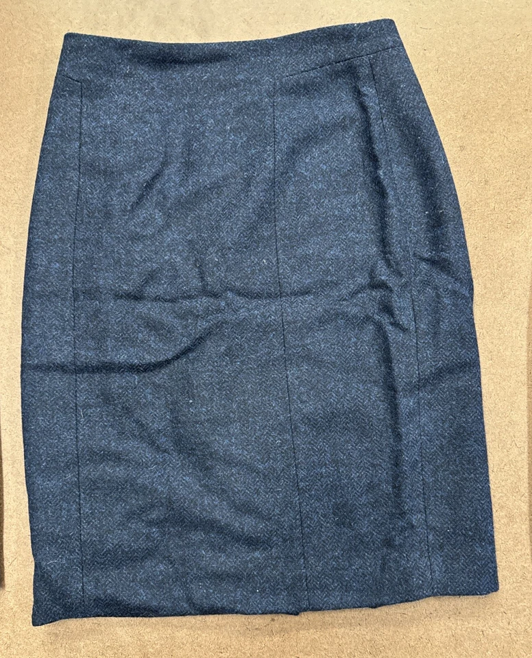 Lote de 4 faldas de mezcla de lana Hobbs London / talla 10 Reino Unido - 6 EE. UU. Foto 3 de 4