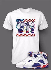Olympic Graphic Sneaker Tee Shirt To Match Air Jordan Tinker 7 Alternate Shoe T