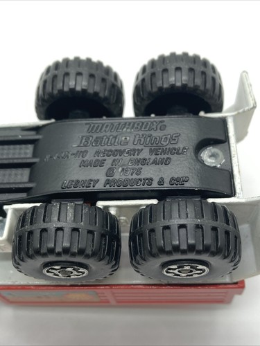 1975 MATCHBOX LESNEY BATTLE-KINGS K-14 K-110 RECOVERY VEHICLE (Lot Of 2) - Picture 11 of 11