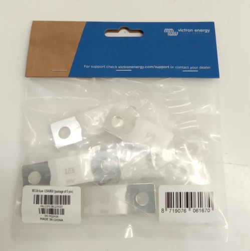 Victron Energy Blue Power CIP138125020 MEGA-Fuse 125A 80V Ceramic 5pk