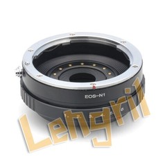 Built-In Aperture Lens Adapter Canon EF to Nikon 1 Camera J5/S2/J4/V3/AW1/S1/J3