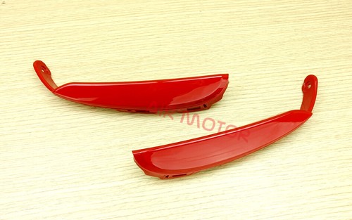 Front Splitter Flap Vent Fit Mercedes-Benz 2019 W205 C205 LCI Red Coupe Wagon - Picture 3 of 7