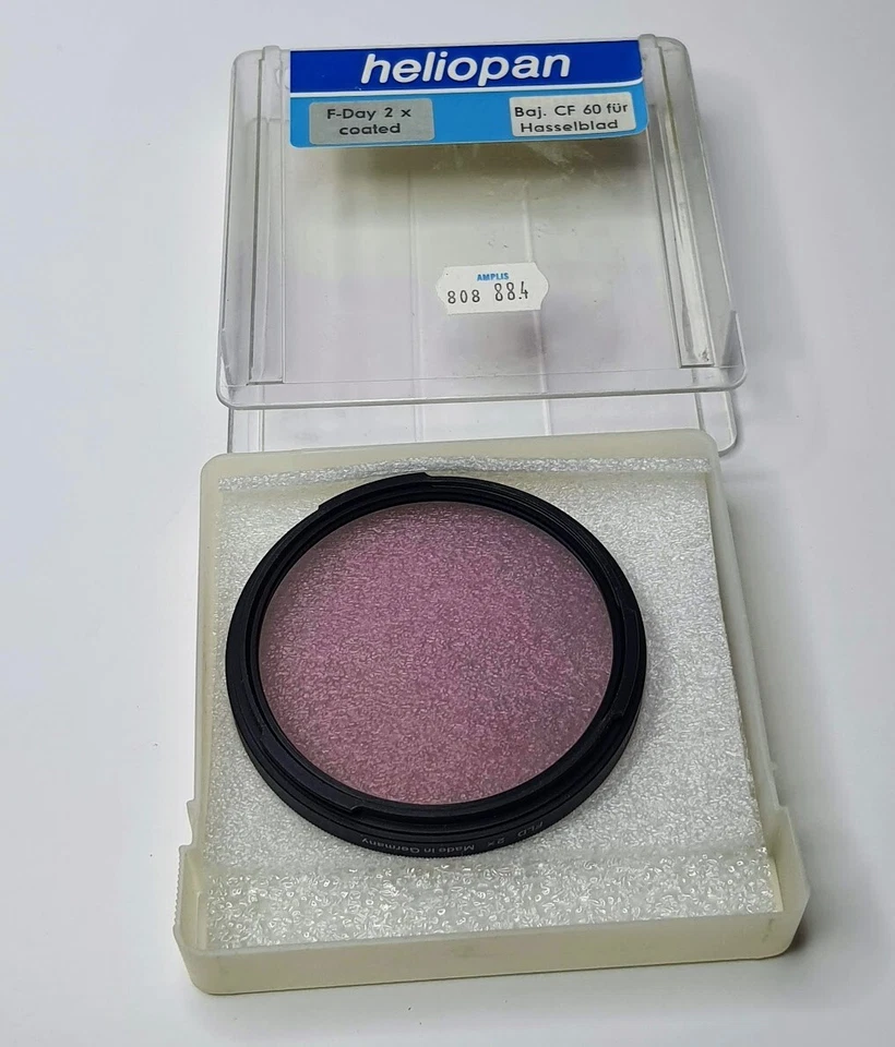 Heliopan Bay 60 B60 Hasselblad Baj CF 60 Fur F Day 2X Coated Lens Filter FL-D - Image 2 of 4