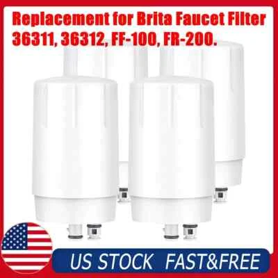 FIL-FRESH (4) Replacement For Brita Faucet Filter Brita 36311 36312 FF-100 FR-200 US STOCK