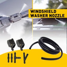 2PC Windshield Washer Nozzle Wiper 2m Hose For Mercedes-Benz Sprinter 2500 3500