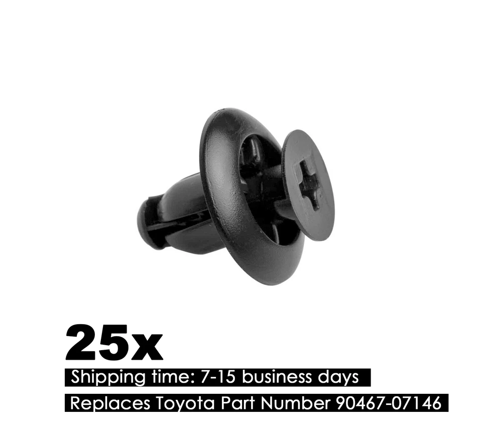 Para Toyota Avalon 90467-07146 Nylon Capucha Borde Panel Empuje Equipaje Clip Retenedor Foto 3 de 4