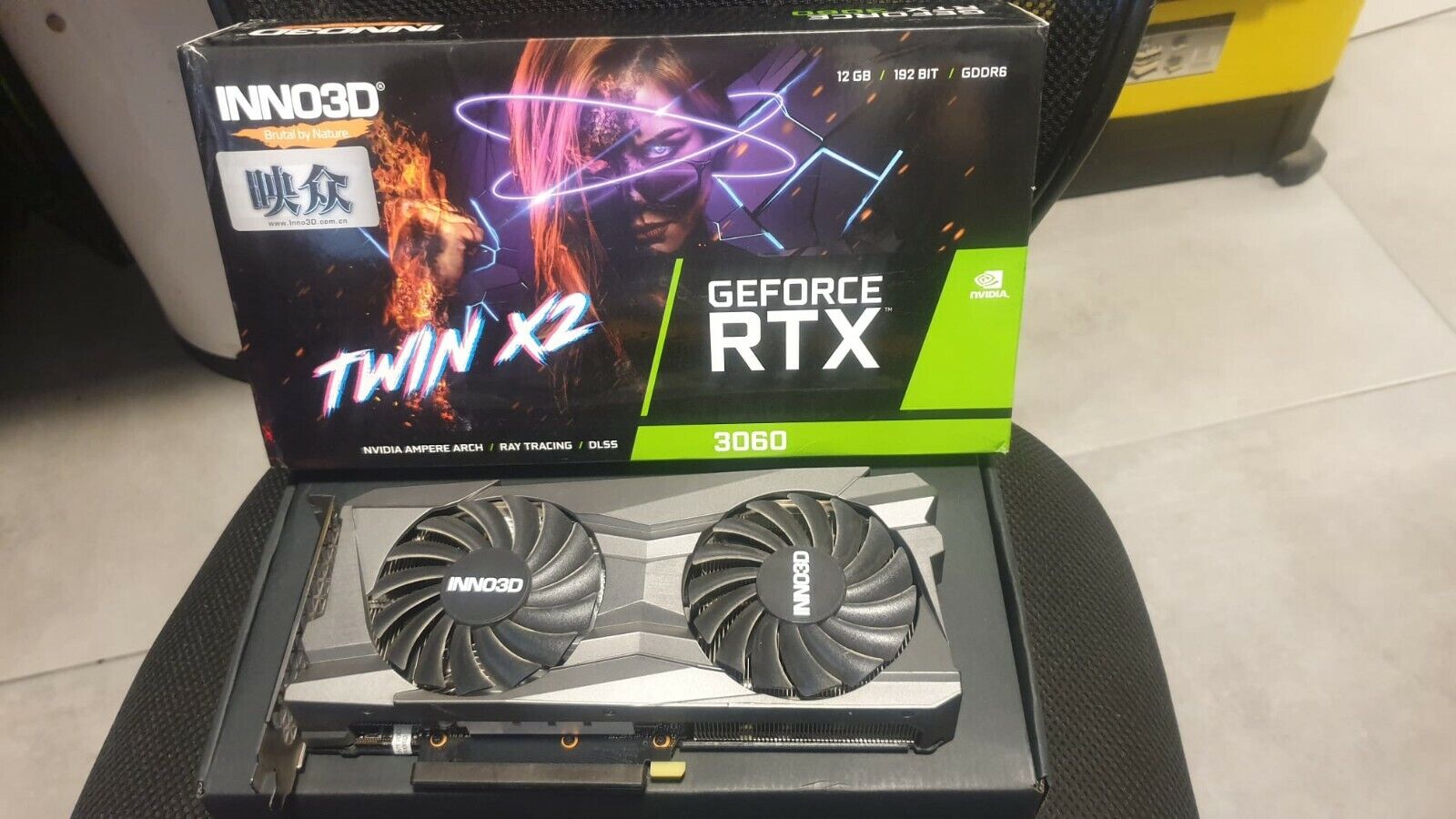 RTX3060 twinX2 Inno3d 12GB FOR PARTS ONLY