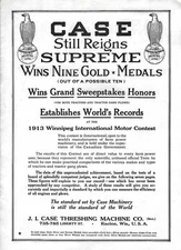 ORIGINAL 1913 J I CASE TRACTOR ADVERTISING BROCHURE/BOOKLET! 25-110HP! STEAM! JI