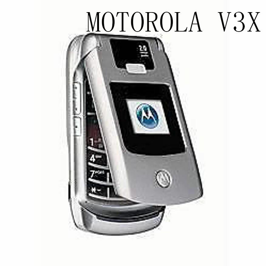 Motorola Razr v3x Flip Cellphone Camera Bluetooth Mobile Phone