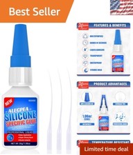 Compact 30g Silicone Glue - Weatherproof, Non-Toxic, Quick Bonding Solution