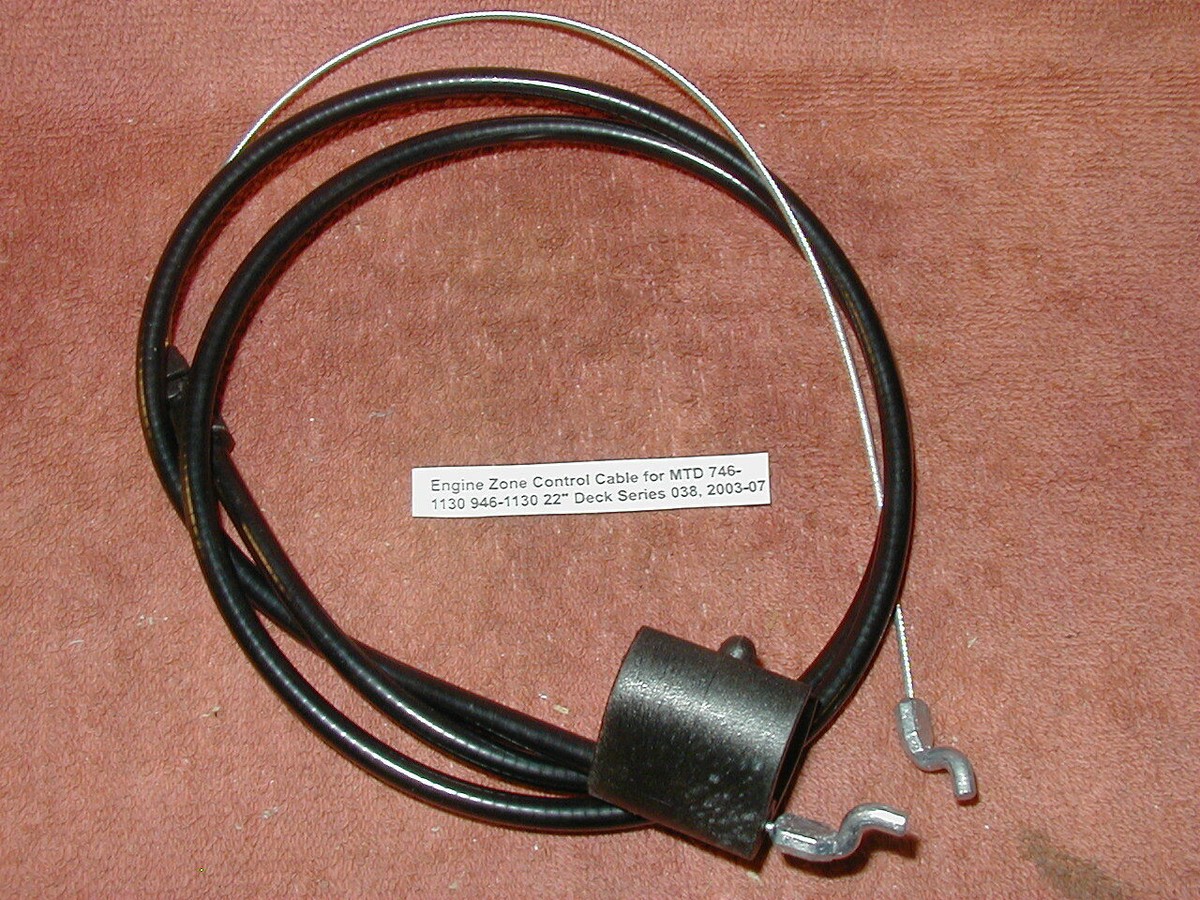 Cavo Motore 946-1130 Mtd Cavo Controllo Motore Per Tosaerba Troy Bilt - Ricambio 946-1130, Compatibile Con MTD, Cub Cadet, Craftsman Modello 946-1130 - Foto 4