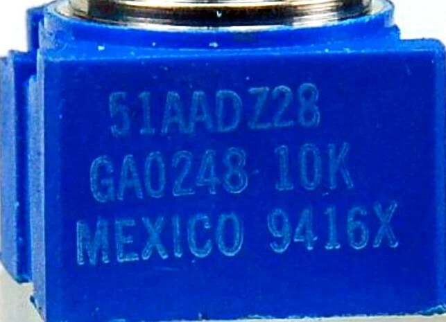 Lot of 2  Bourns 51AAD-Z28-B15L Hi Quality Pot Potentiometer 10,000 Ohms 10K.   - Image 2 of 4