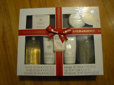 New ! Baylis & Harding Luxury Bath Gift Set, Sweet Mandarin and Grapefruit 