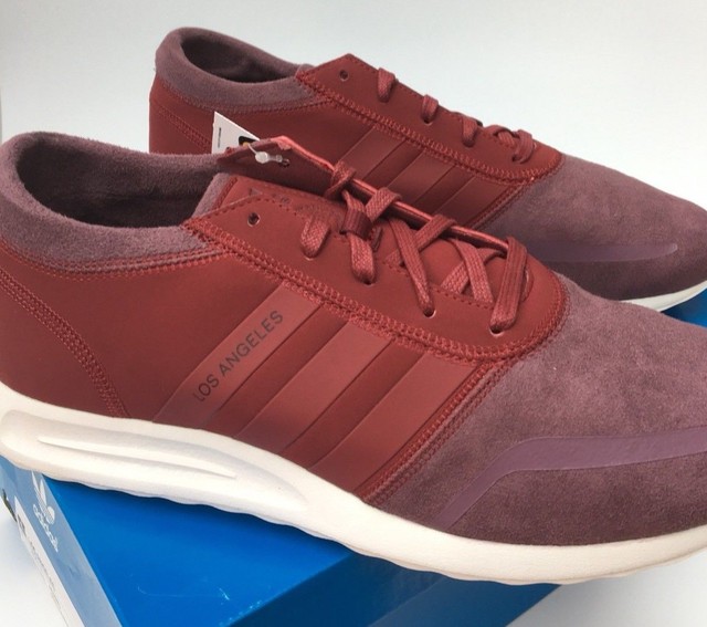 adidas la trainer burgundy