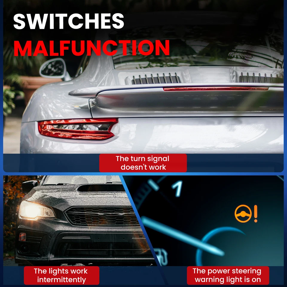 Interruptor de señal de giro para 15-23 Ford E-350 F-150 250 350 450 550 650 750 Super Duty Foto 3 de 4