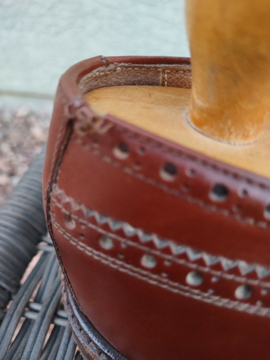 Mallorca Brown Leather Longwing Brogues | UK 5/US 6D | Made  display picture 2
