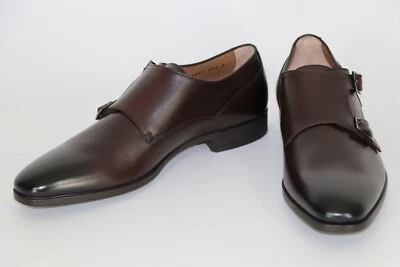 HUGO BOSS Monkstraps, Mod. Kensington_Monk_ltct, Gr. 42 / UK 8, Dark Brown - Bild 1 von 4