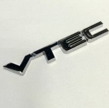 Metal Black Vtec Car Trunk Rear Turbo Fender Emblem Badge Decal Stickers Jdm