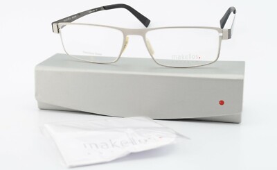 MAKELLOS Potsdam Glasses Frame Model MES004 55-17 145 Stainless Steel Italy