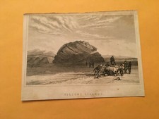 KE) Antique Original 1842 Tilsons Islands Northwest Passage Exploring Engraving 