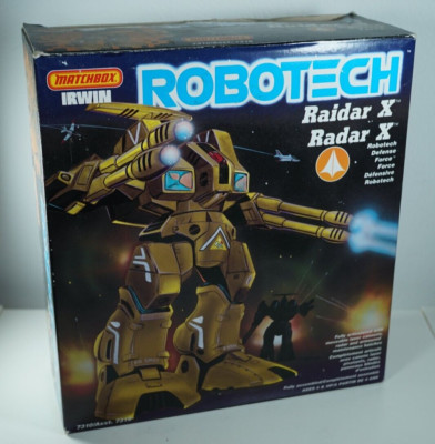 Vintage 1985 Matchbox Robotech Raidar X Defense Force Battle Mech Roboter