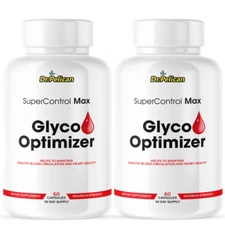 Glyco Optimizer-Cardiovascular Health, Blood Pressure & Sugar Support-2 Bottles 