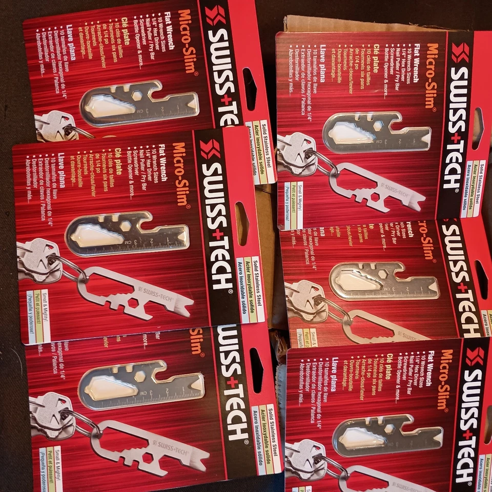 Sale! 72 Swiss Tech Mini Tool Keychain Stainless Wrench Pry Bar Bottle Opener - Image 4 of 4