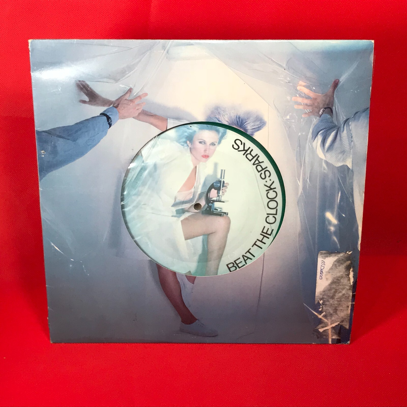 SPARKS Beat The Clock 1979 UK 12" GREEN vinyl single Ron Russell Mael original - Picture 1 of 4