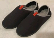 Wonder Nation Kids Boys Size 4/5 Quilted Puff Indoor/Outdoor Slippers