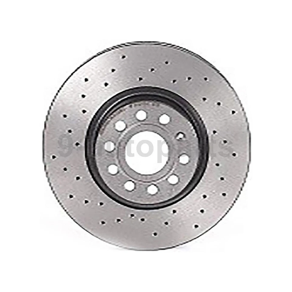 Rotores de freno delanteros traseros Brembo OE pastillas de freno para Volkswagen Tiguan 2009-2016 Foto 4 de 4