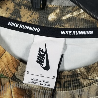 Nike NRG Reflective Skeleton Long Sleeve Camo Running Shirt Cj0179