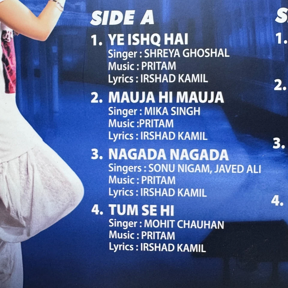 Jab We Met Vinyl LP Record Music Pritam Rare Bollywood Hindi Film Ost India Mint - Imagem 3 de 4