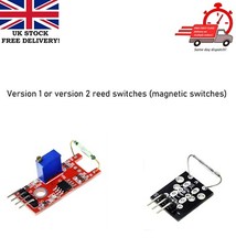 Two versions of reed (magnetic) switch modules Arduin, Raspberry, STM, ESP, PIC