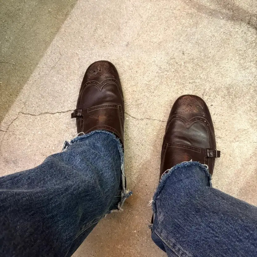 Prada Colab Double Monk Mule 25ss Dark Brown 8.5 Full Box thumbnail 7