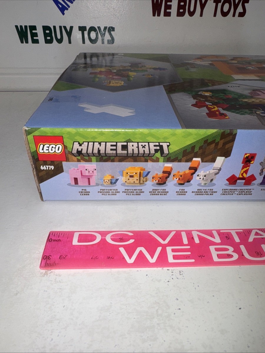 Lego 66779 Minecraft Overworld Adventures Pack - 3 sets in 1