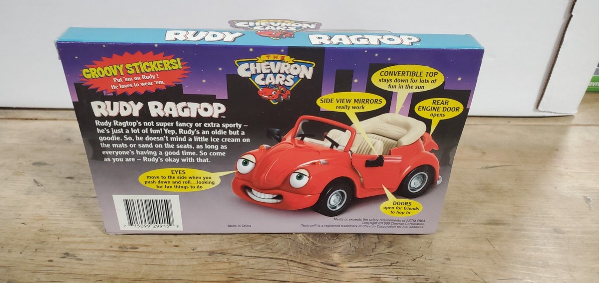 1999 THE CHEVRON CARS Collectible Rudy Ragtop Unopened Vintage for
