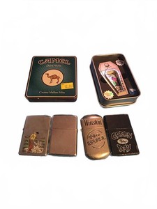 Vintage Zippo +++ Lighter Collection with Green Day & A Camel Tin