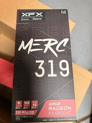 XFX AMD Radeon RX 6800 XT 16GB GDDR6 PCIe 4.0 Fan Graphics Cards