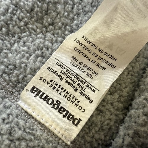 Patagonia Better Sweater Damen Gr. Small grau 1/4 Zip Pullover Bear Patch - Bild 9 von 9