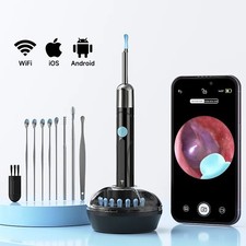 Ear Wax Removal 1080P Remover Cleaner with Camera Tool Otoscope Waterproof Gifts