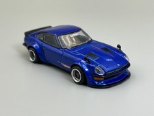 Datsun 240z 280z Nissan Fairlady Z S30 Widebody Blue Tarmac Works 164 Scale