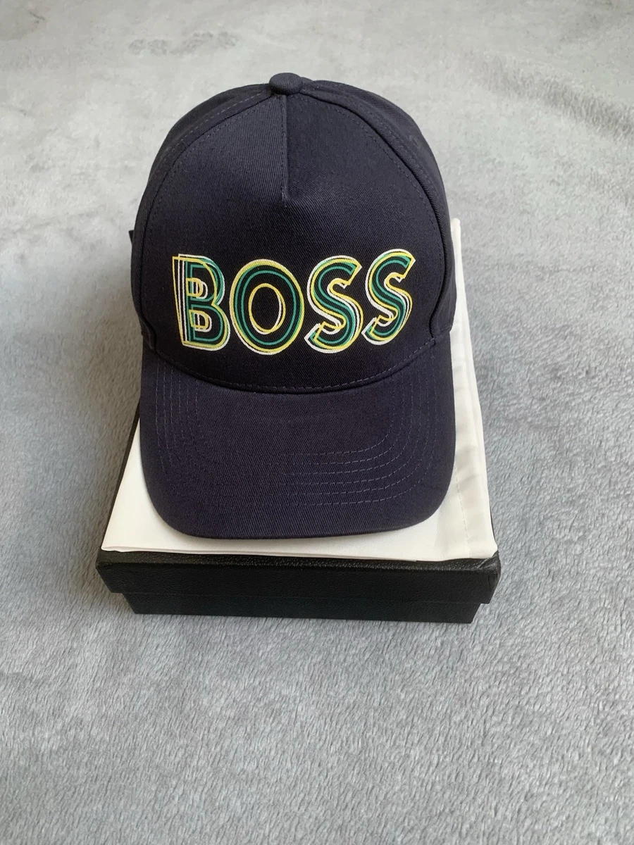 Casquette De Baseball HUGO à Logo Carré - Noir - 100% Coton - Unisexe