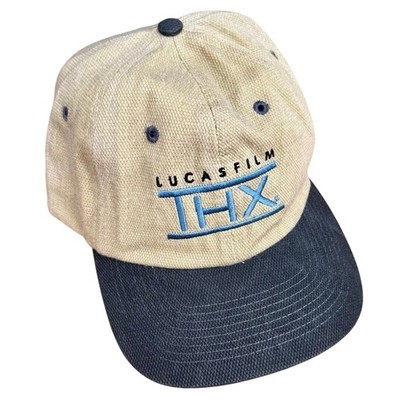 Vintage 1990s Lucasfilm THX sound system promotion hat cap StarWars memorabilia