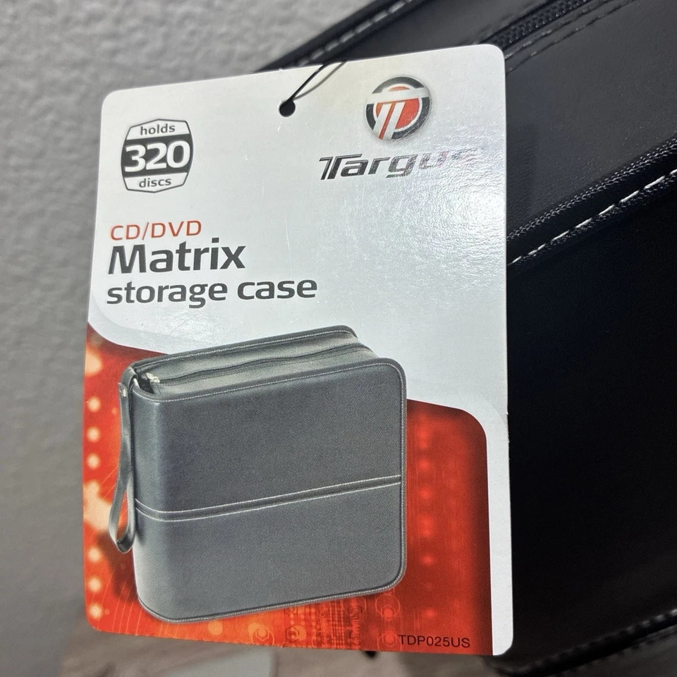 Estuche de almacenamiento para videojuegos Targus Matrix 320 CD DVD Blu Ray Foto 2 de 4