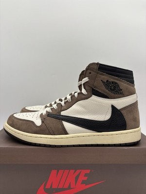 靴 Jordan 1 High OG x Travis Scott Mocha 8.5- Brand New Travis Scott x Air Jordan Retro 1 High Mocha