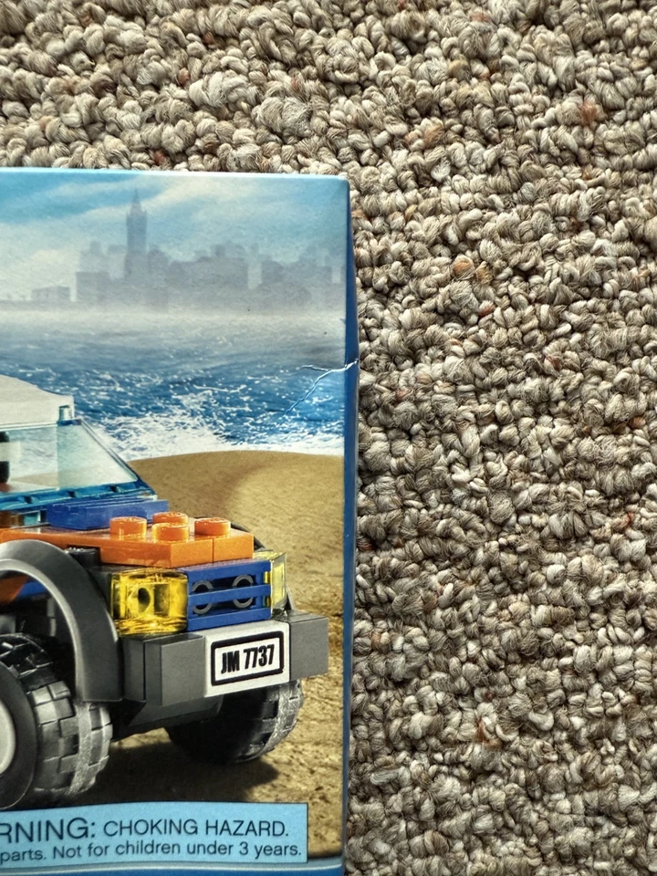 Lego City 7737 Guardia Costera 4x4 y Jet Scooter Retirado 2008 Caja Desgaste Nuevo Sellado Foto 3 de 4